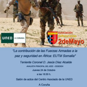 La contribución de las Fuerzas Armadas a la paz y la seguridad en África: EUTM Somalia