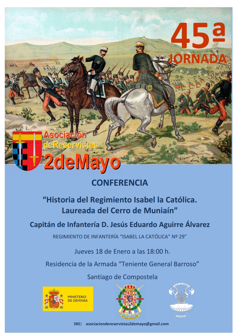 Historia del Regimiento "Isabel la Católica". Laureada del cerro Muniaín